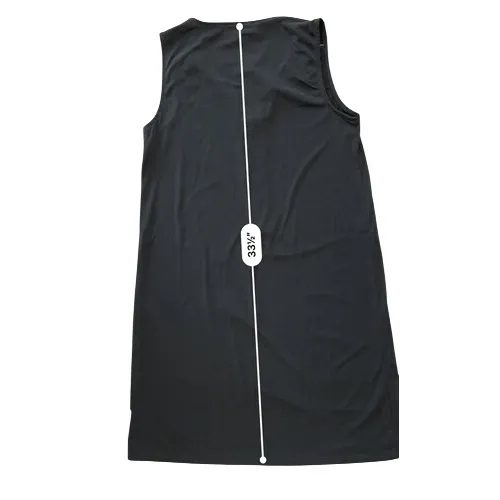 Michael Kors Basics Stretch Jersey LBD Black Sleeveless Dress‎ SMALL Classic - Image 9