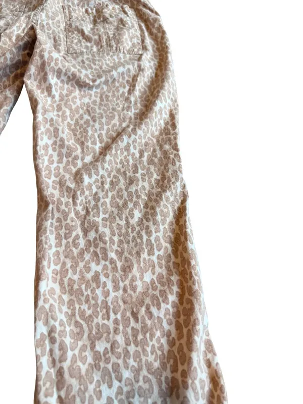 Anthropologie The Wanderer Animal Print Pants Trousers Cropped Length Size 28 - Image 14