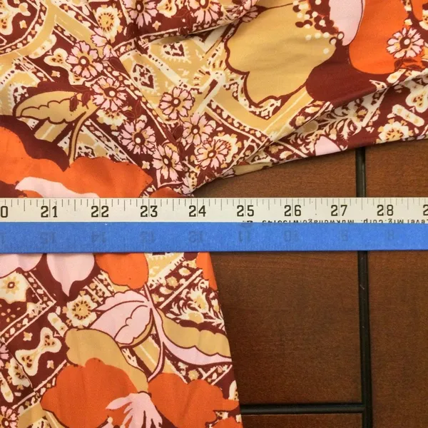 Free people floral all over print blouse medium - Image 6