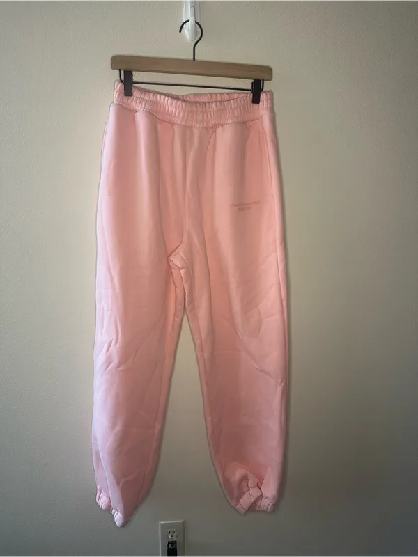 NWOT Comfrt limited edition pastel sweatpants bubblegum pink size medium - Image 8