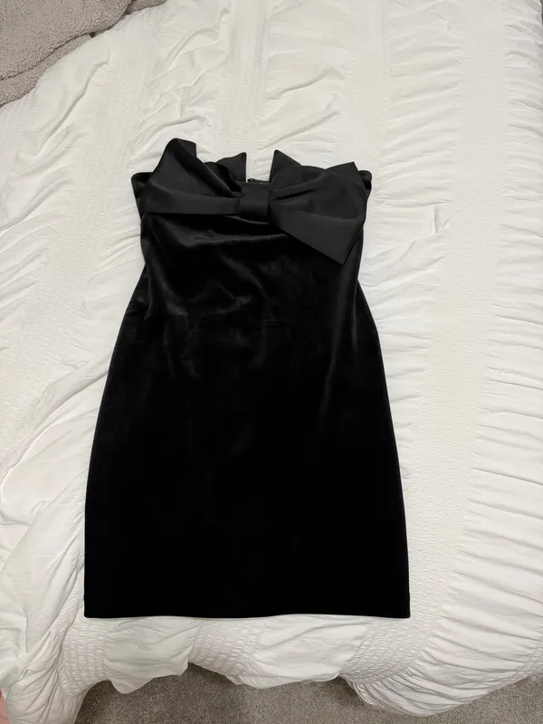 Express Mini Dress Black - Image 3