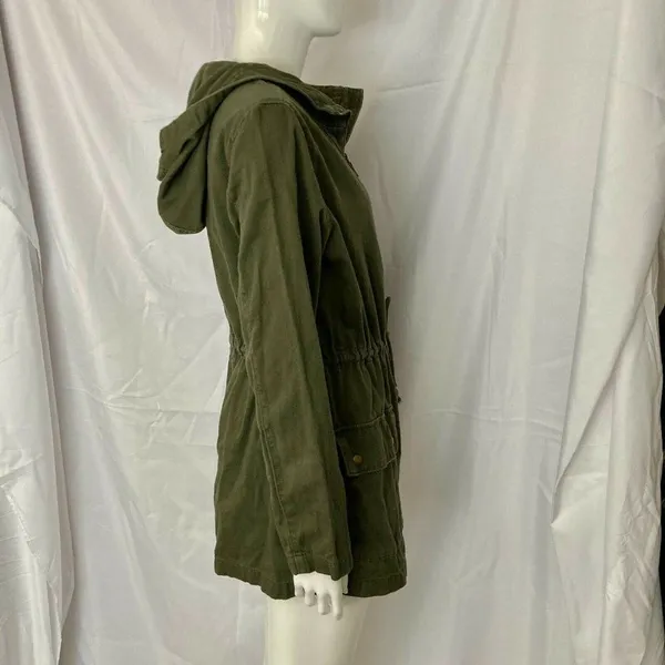 Old Navy 100% Cotton Olive Safari Utility‎ Jacket - Image 3