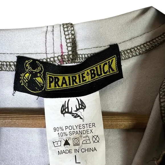 Prairie Buck Long Leaf Camo Jacket Size L Brown‎ Pink Full Zip Hunting Cabincore - Image 6