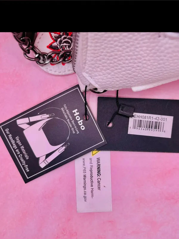 Ed Hardy White Charm Shoulder Bag NWT Y2K - Image 2