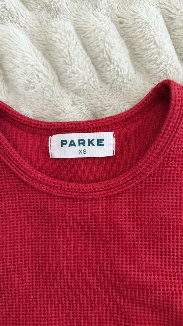 Parke Red Fitted Shirt  - Image 3
