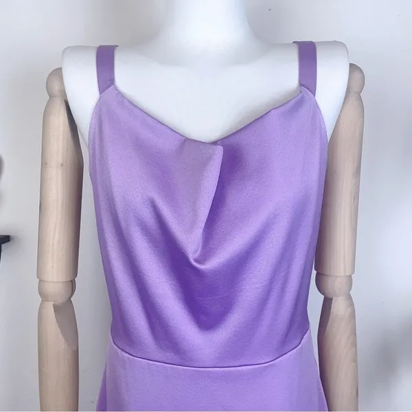 Elliatt Katherine Draped Mini Dress - Lilac Size Small NWT - Image 4