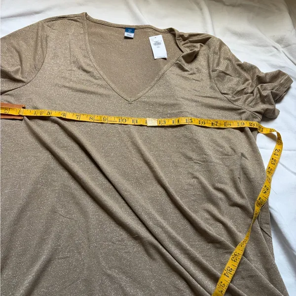 Zara Shimmering Gold Top - Image 9