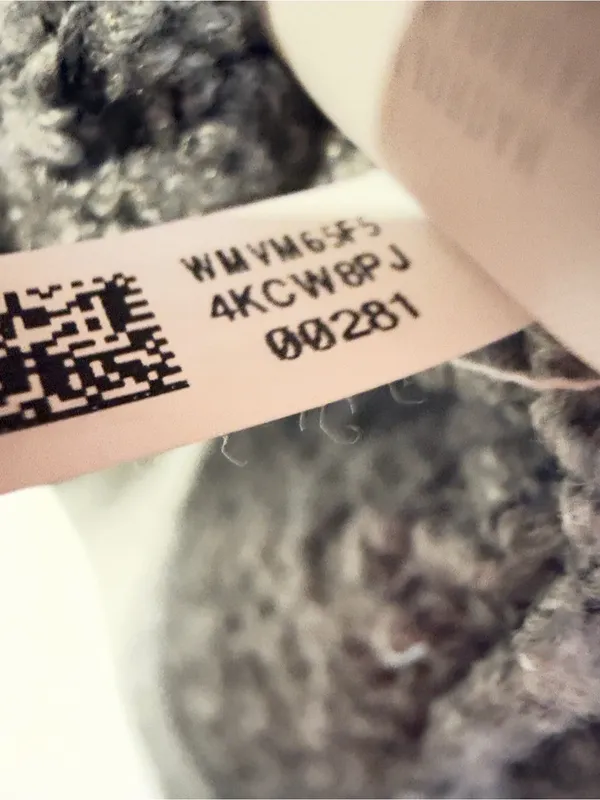 Aerie Open Weave Oversized V-Neck Sweater Gray Size Medium - Image 8