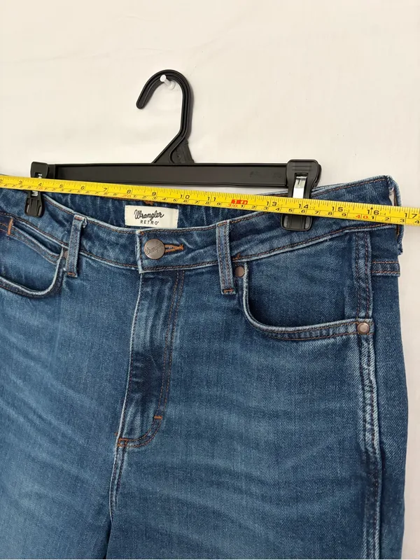 Wrangler Retro Womens Medium Wash High Rise Bootcut Stretch Jeans Sz 31x36(A894) - Image 3
