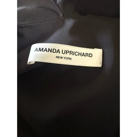 Amanda Uprichard Black Ruffle V-Neck‎ Sleeveless Shift Mini Dress Small classic - Image 7