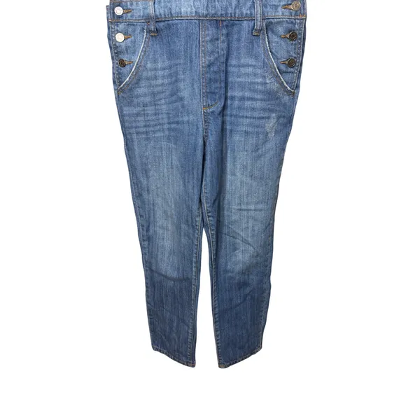 Hidden‎ Jeans Women Medium Wash Distressed Denim Overalls Small - Image 3