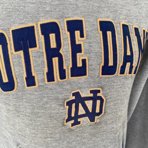 Champs Sports Notre dame hoodie Grey Sz XS - Image 3