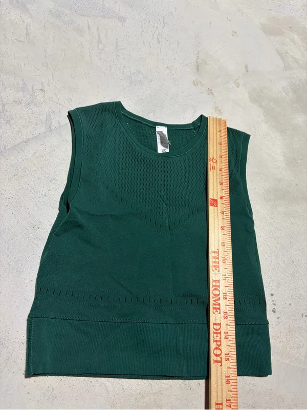Athleta tank Top Forest Green XXS/XS - Image 2