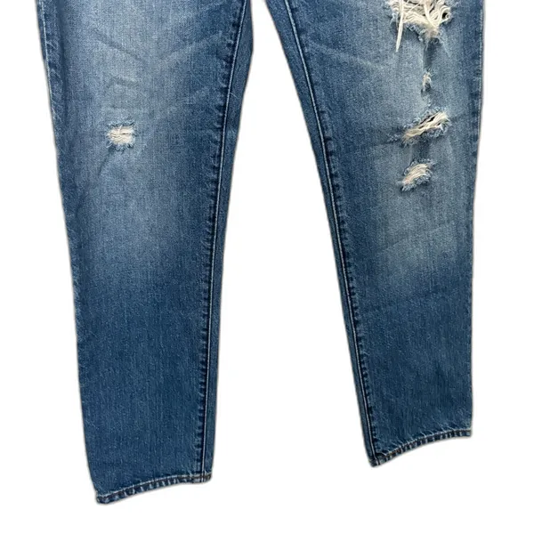 Abercrombie & Fitch‎ Ames Slim Boyfriend Jeans Distressed Grunge Size 27/4 - Image 4