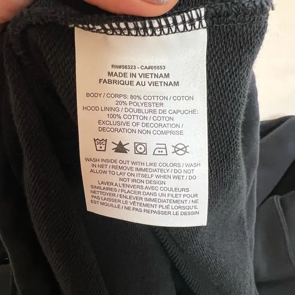 Nike women’s black Hoodie Sweater Size ‎ Small “oversize “ - Image 8