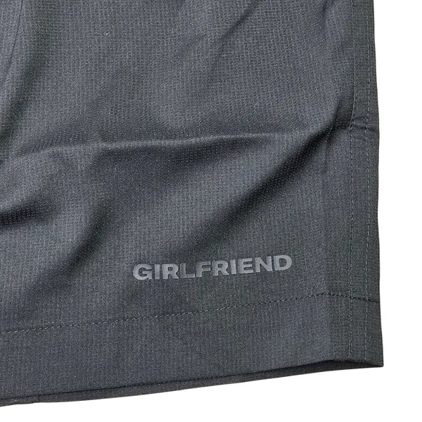 Girlfriend‎ Collective Black Cora Pocket Shorts Paperbag Waist Cargo M - Image 5