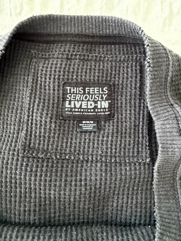 American Eagle Waffle Knit Sweater - Image 4