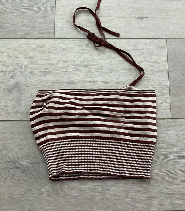 Tillys Cropped Halter Top - Image 2