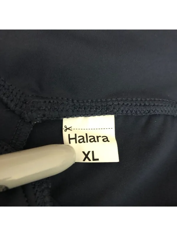 Halara SoftlyZero Airy Crossover Wide Leg InstantCool Pedal Pusher Pants Blue XL - Image 5
