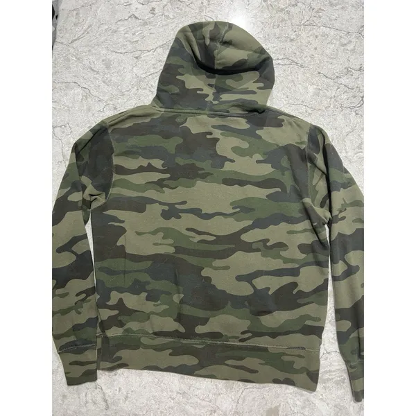 Livnfresh Smitten‎ With The Mitten Michigan Camo Hoodie Sweatshirt Green Small - Image 6