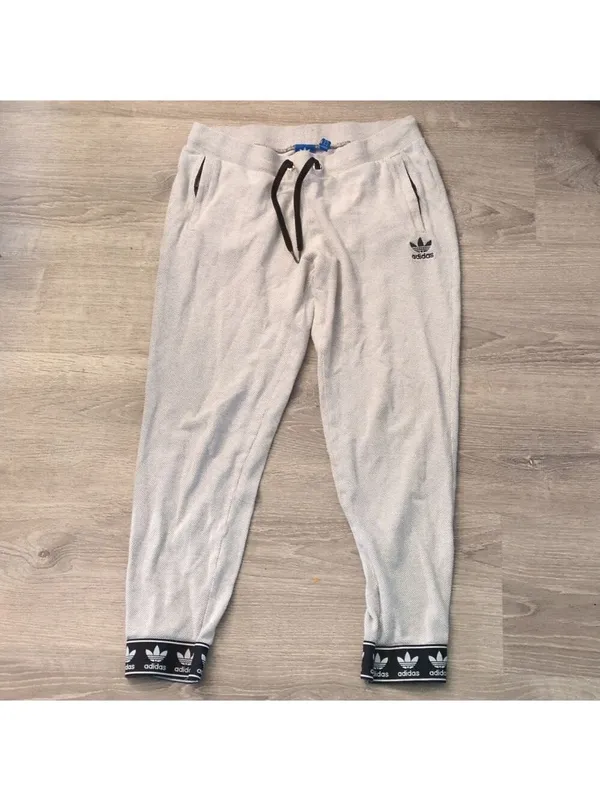 Adidas Original Cuffed Track Pants Size Large - Image 3