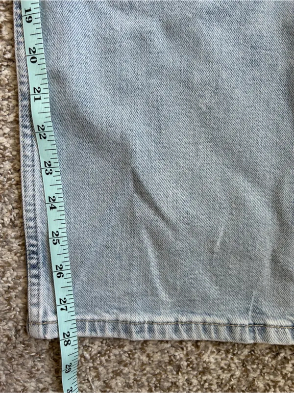 NWT Banana Republic Light Blue Mid Rise 90s Relaxed Straight Jeans Denim Casual - Image 9