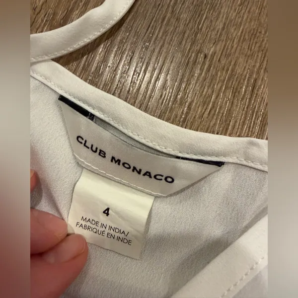Club Monaco White Chemise Slip Dress 4 - Image 2
