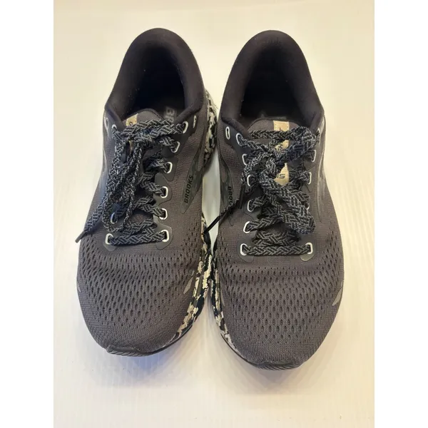 Brooks Ghost 15 Running‎ Shoes Womens 7.5 Grey Black Marbled Sneaker Lightweight - Image 4