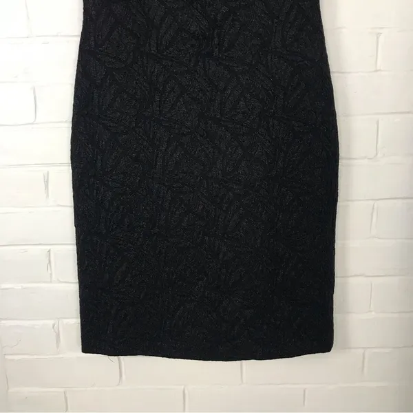 NWT Nicole Miller Collection Off The Shoulder Black Shimmer Dress SAMPLE - Image 7