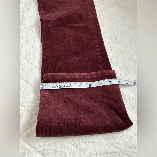 Patagonia Women’s Maroon Corduroy Pants size 28 - Image 7