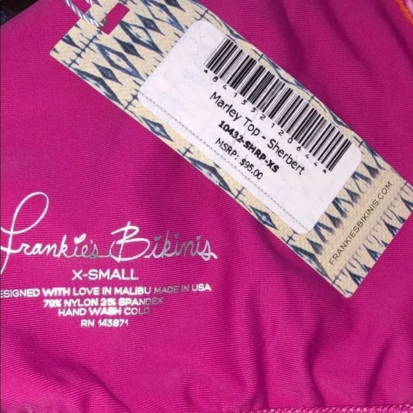 Frankies Bikinis Marley Bikini Top - Sherbert NWT‎ - Image 7