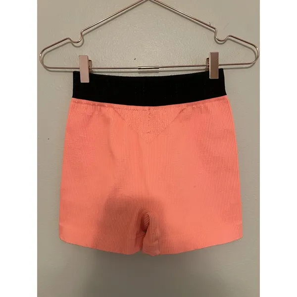 Free People Movement‎ Prajna Shorts Womens Size M/L Orange Black - Image 4