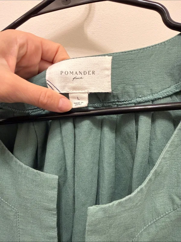 Tuckernuck Pomander Place Green Flutter Sleeve Dress - Image 3