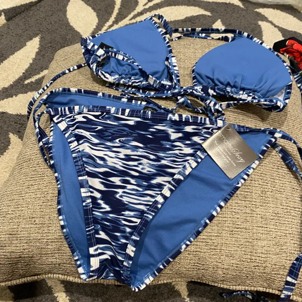 Smart & Sexy Triangle String Bikini Set - Image 6