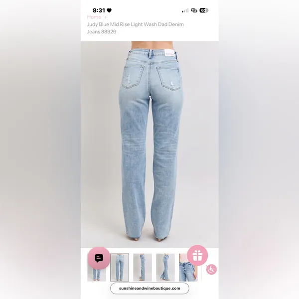 Judy Blue Dad jeans - Image 5