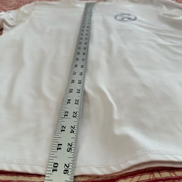 Women's White Long Sleeve Tee Size XXL - Image 6