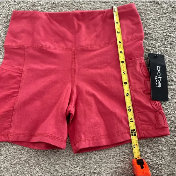 Bebe Sport Women's Mesh Pocket Short - Image 3
