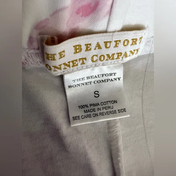 The Beaufort Bonnet Company Bow Pink/white Pajama Set Size Small‎ - Image 11