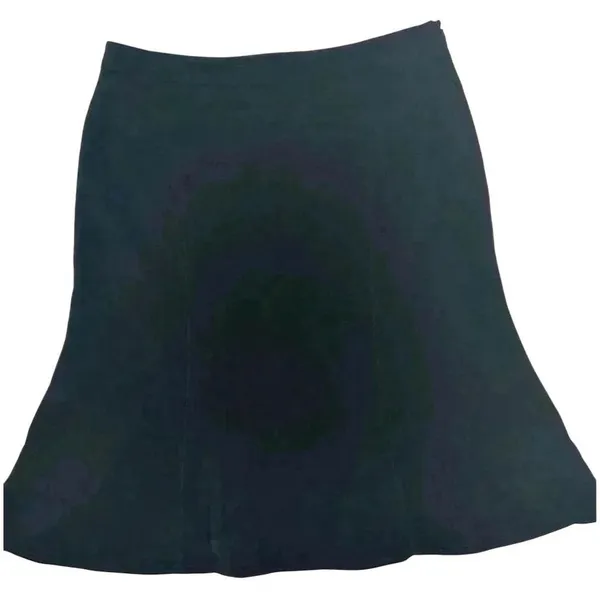 White House Black Market Women's Black Skirt Size 6 Knee Length side‎ zipper - Image 5