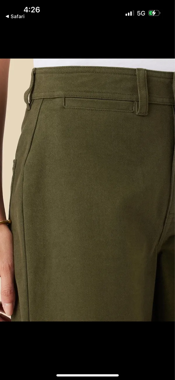 NWT Amour Vert Navy Wide Leg Utility Pant - Image 10