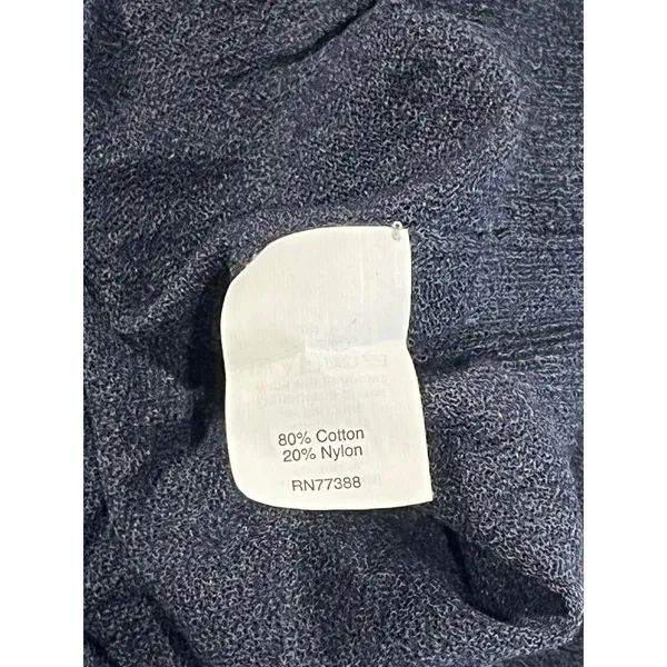 New w tags J Crew Factory Stone Blue Knit Sweater with Pockets Size M‎ - Image 3