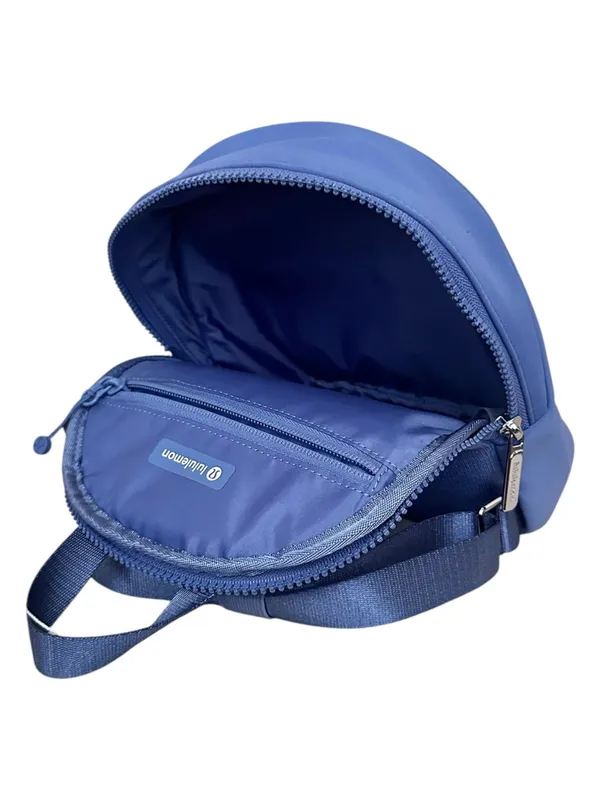 Lululemon Knit Nylon Micro Backpack 4L Blue - Image 6