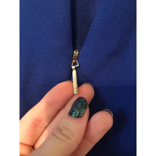 Ted Baker bight blue porisa cap back crepe‎ bodycon dress size small - Image 4