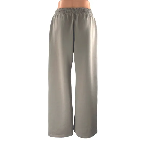 YPB neoKNIT Women's Gray High Rise Wide Leg Yoga Trousers Sweat Pants Size M - Image 3