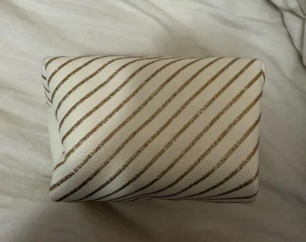 Mascara and Caffeine make up bag White - Image 3