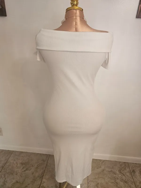 Women’s elegant bodycon midi dress  - Image 4