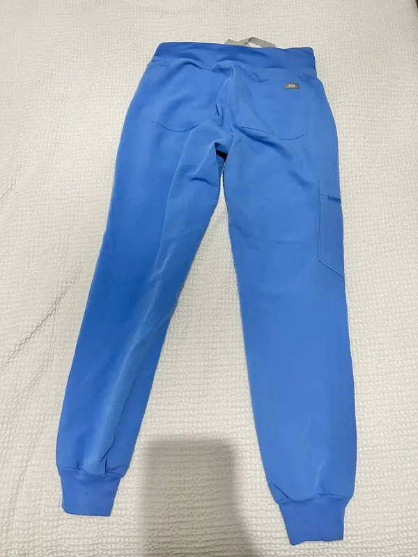 FIGS XXS petite blue joggers scrub pants - Image 4