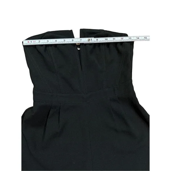 Silence‎ + Noise black deep v notch romper sz 0 - Image 4
