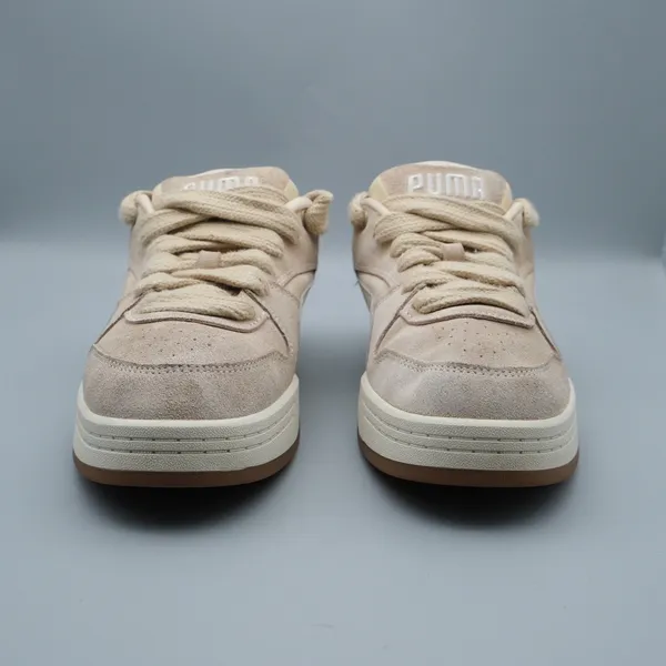Puma Caven 2.0 Lux SD Sneakers 8.5 Tan Suede Platform Skater 402510-01 - Image 3