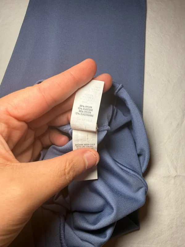 Aerie Offline Real Me Crossover Monaco Blue Hi-Rise Leggings M Long EUC - Image 5